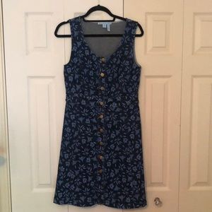 Draper James floral denim dress